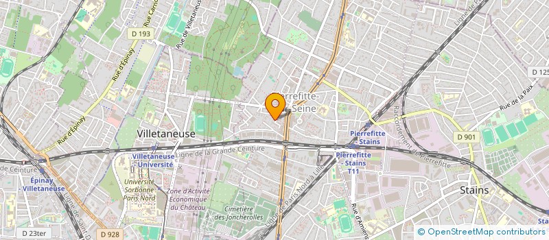 localisation de l'entreprise MONSIEUR MOURAD SETOUANE à PIERREFITTE-SUR-SEINE