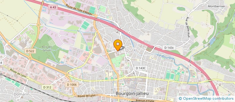 localisation de l'entreprise MONSIEUR MOURAD SIDI ALI  BOURGOIN-JALLIEU