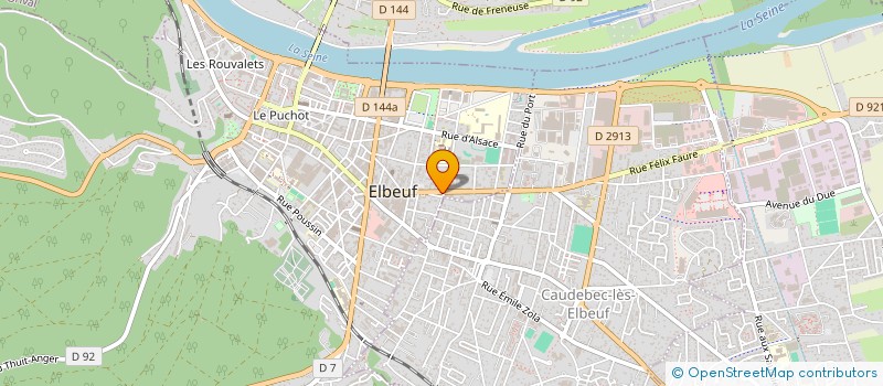 localisation de l'entreprise MONSIEUR MOURAD SIOUANE  ELBEUF