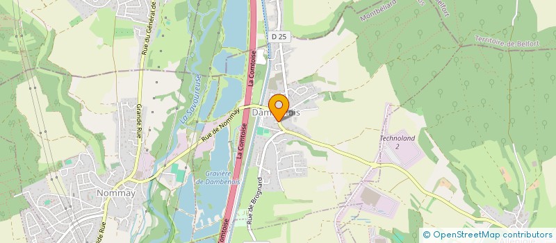 localisation de l'entreprise MONSIEUR MOURAD TALLAS  DAMBENOIS