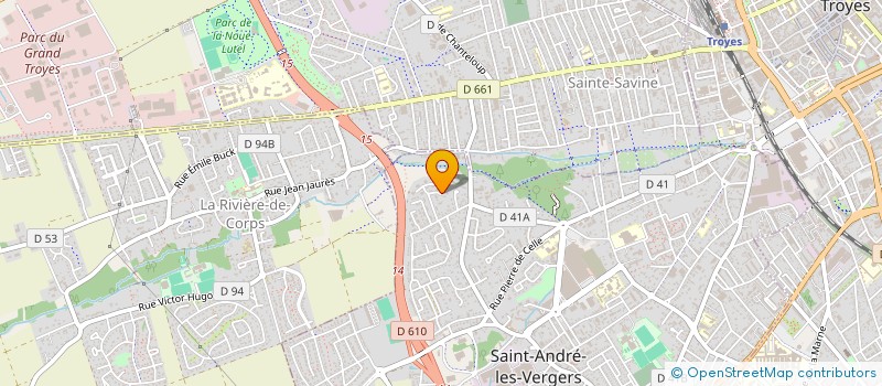 localisation de l'entreprise MONSIEUR MOURAD TAYEB BEY  SAINT-ANDRE-LES-VERGERS