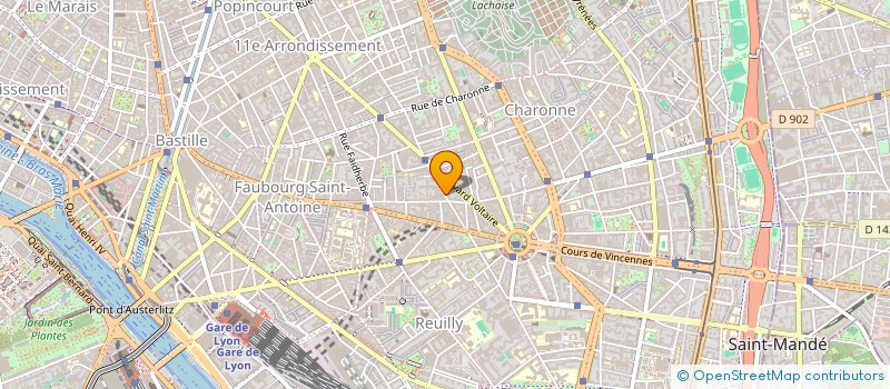 localisation de l'entreprise MONSIEUR MOURAD TEST  PARIS