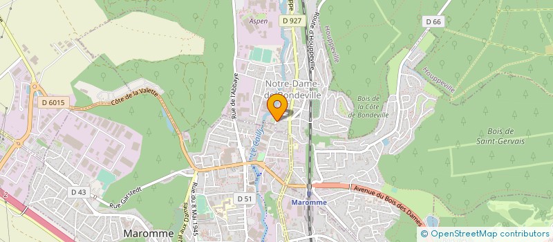 localisation de l'entreprise MONSIEUR MOURAD TITOUCHE  NOTRE-DAME-DE-BONDEVILLE