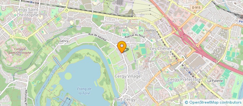 localisation de l'entreprise MONSIEUR MOURAD TOUADI  CERGY