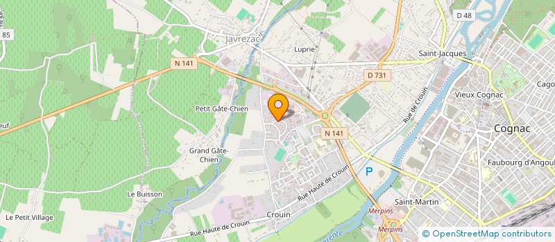 localisation de l'entreprise MONSIEUR MOURAD ZBANKA à COGNAC