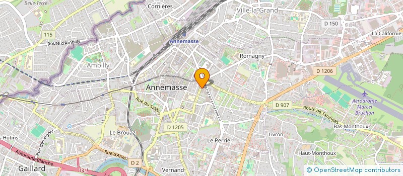 localisation de l'entreprise MONSIEUR MOURAD ZIOUDI  ANNEMASSE