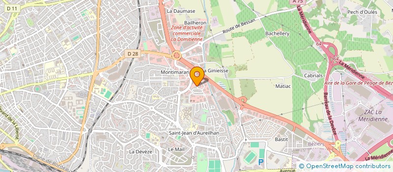 localisation de l'entreprise MONSIEUR MOURAD ZOUARI  BEZIERS