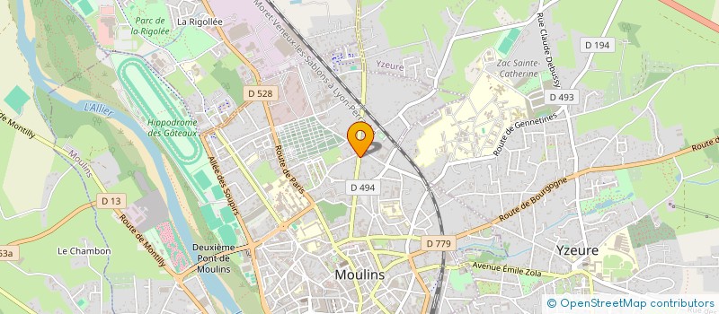 localisation de l'entreprise MONSIEUR MOURADE EL HASNAOUI à MOULINS