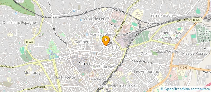 localisation de l'entreprise MONSIEUR MOURADE SLILA  NIMES