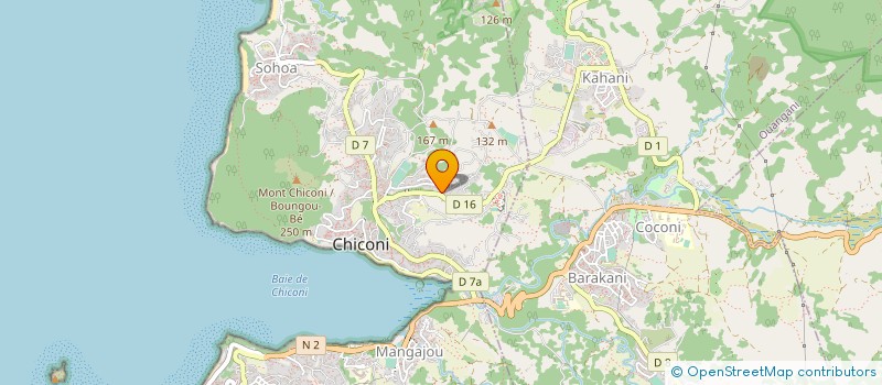 localisation de l'entreprise MONSIEUR MOURIDI HAMADA ALLOUI à CHICONI