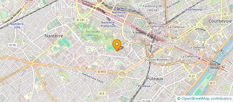 localisation de l'entreprise MONSIEUR MOURLAYE TRAORE  NANTERRE