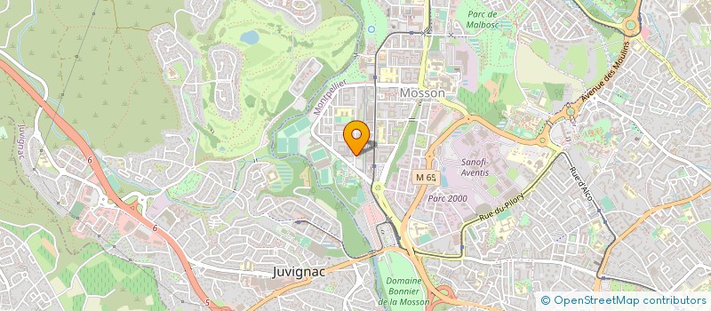 localisation de l'entreprise MONSIEUR MOURTADA FANE  SAUSSAN