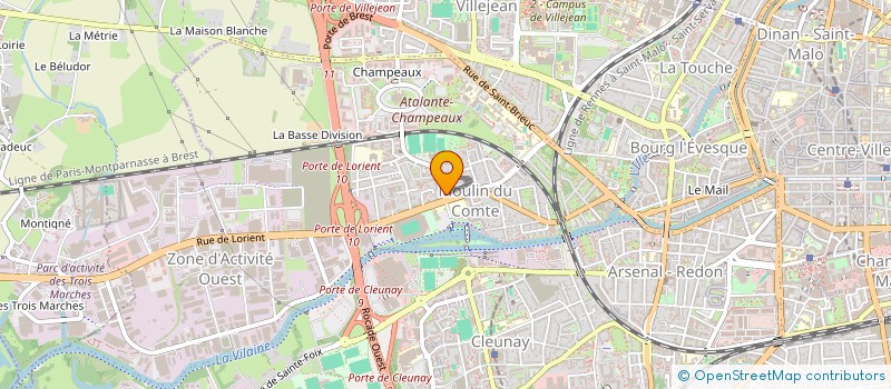 localisation de l'entreprise MONSIEUR MOUSA SARHAN  RENNES