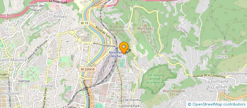 localisation de l'entreprise MONSIEUR MOUSLIM KHASSOUYEV à NICE