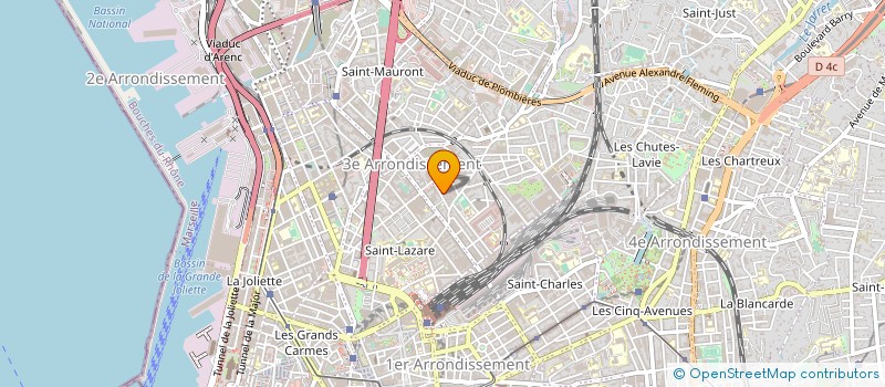 localisation de l'entreprise MONSIEUR MOUSSA ADAM  MARSEILLE