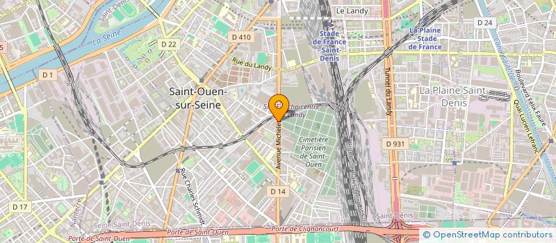 localisation de l'entreprise MONSIEUR MOUSSA ALKURDE à SAINT-OUEN-SUR-SEINE