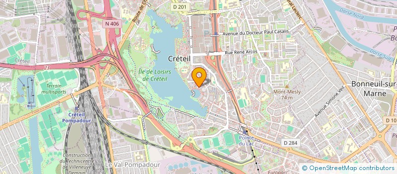 localisation de l'entreprise MONSIEUR MOUSSA AOUALI  CRETEIL