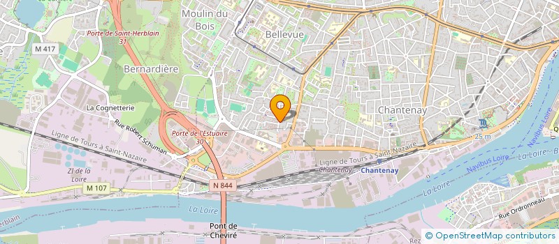 localisation de l'entreprise MONSIEUR MOUSSA AROUN MOHAMAT à NANTES