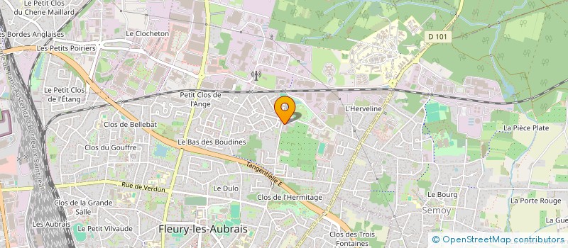 localisation de l'entreprise MONSIEUR MOUSSA BA  FLEURY-LES-AUBRAIS