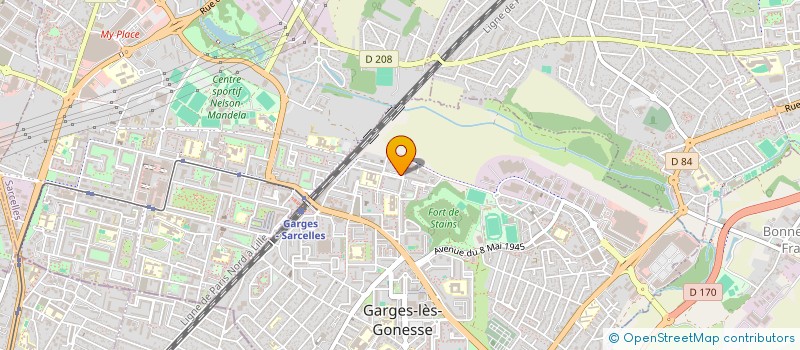 localisation de l'entreprise MONSIEUR MOUSSA BAKAYOKO  GARGES-LES-GONESSE