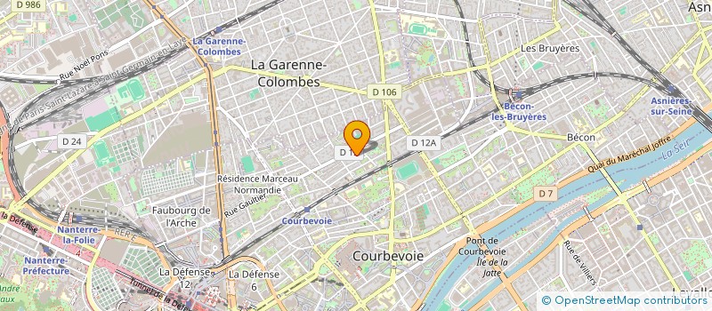 localisation de l'entreprise MONSIEUR MOUSSA BALAK à COURBEVOIE