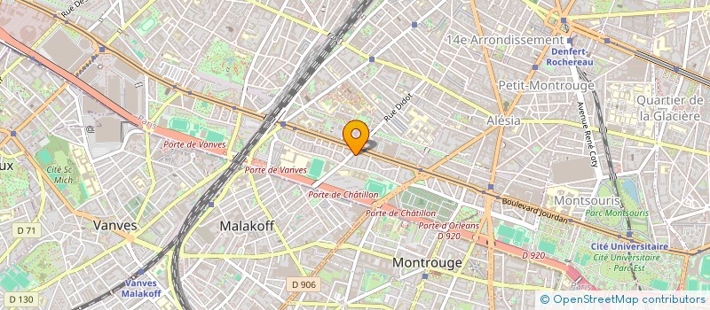 localisation de l'entreprise MONSIEUR MOUSSA BAMBA  PARIS