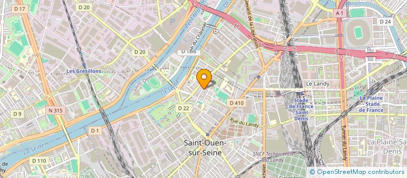 localisation de l'entreprise MONSIEUR MOUSSA BAMBA à SAINT-OUEN-SUR-SEINE