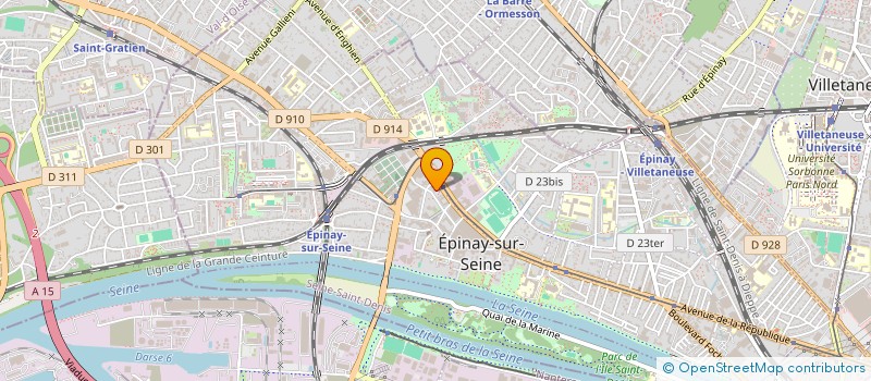 localisation de l'entreprise MONSIEUR MOUSSA BARADJI à EPINAY-SUR-SEINE