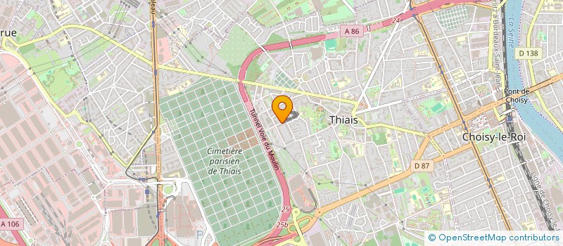 localisation de l'entreprise MONSIEUR MOUSSA BARADJI  THIAIS