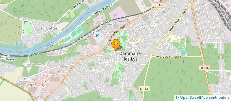 localisation de l'entreprise MONSIEUR MOUSSA BEN AMEZIAN à DAMMARIE-LES-LYS