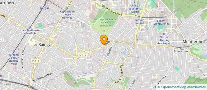 localisation de l'entreprise MONSIEUR MOUSSA BENLEBCHOUCHE à CLICHY-SOUS-BOIS