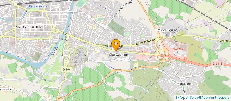 localisation de l'entreprise MONSIEUR MOUSSA BENMAACHE à CARCASSONNE