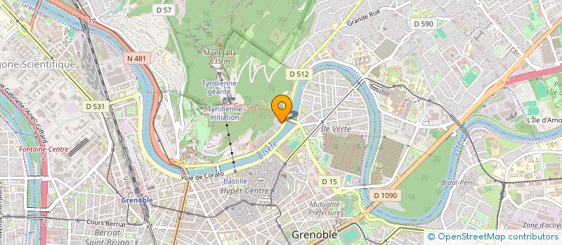 localisation de l'entreprise MONSIEUR MOUSSA BENSEHAILA  GRENOBLE