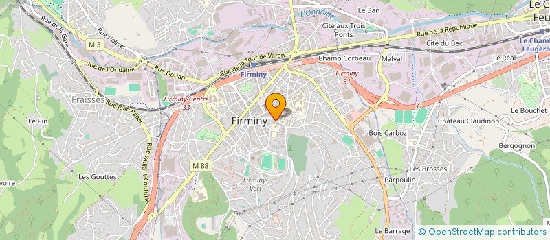 localisation de l'entreprise MONSIEUR MOUSSA BERDEK à FIRMINY