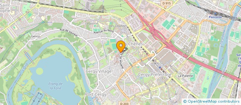 localisation de l'entreprise MONSIEUR MOUSSA BOMOU  CERGY