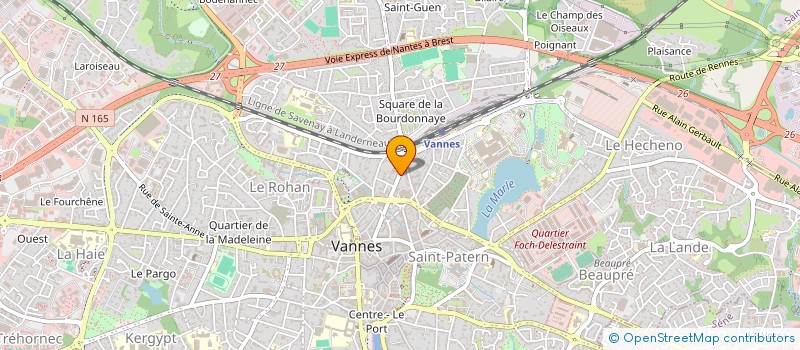 localisation de l'entreprise MONSIEUR MOUSSA BOUGHERRA à VANNES