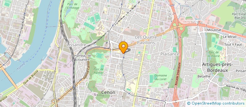 localisation de l'entreprise MONSIEUR MOUSSA BOUKALAA à CENON