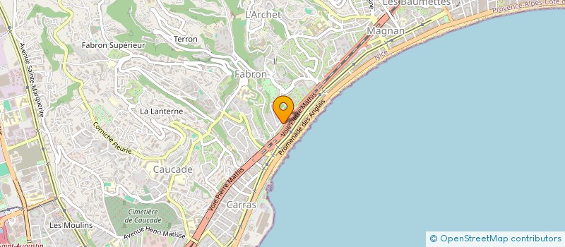 localisation de l'entreprise MONSIEUR MOUSSA BOUKOUNA à NICE