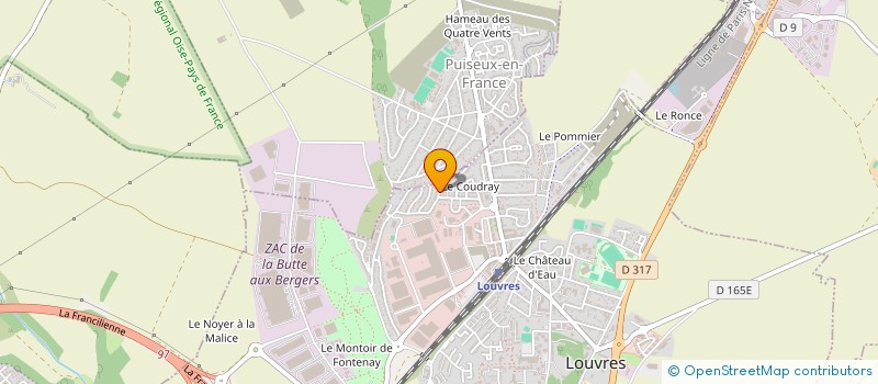 localisation de l'entreprise MONSIEUR MOUSSA BOULACHGOUR à LOUVRES