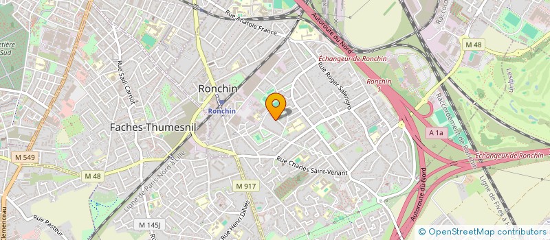 localisation de l'entreprise MONSIEUR MOUSSA BOUSTILA  RONCHIN