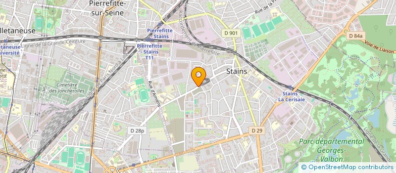 localisation de l'entreprise MONSIEUR MOUSSA CAMARA à STAINS