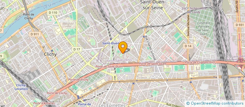 localisation de l'entreprise MONSIEUR MOUSSA CAMARA à SAINT-OUEN-SUR-SEINE