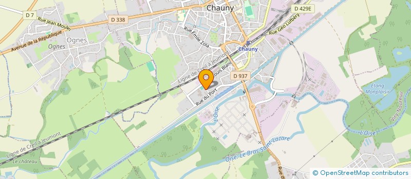 localisation de l'entreprise MONSIEUR MOUSSA CAMARA  CHAUNY