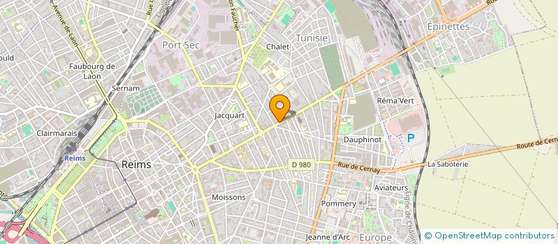 localisation de l'entreprise MONSIEUR MOUSSA CAMARA  REIMS