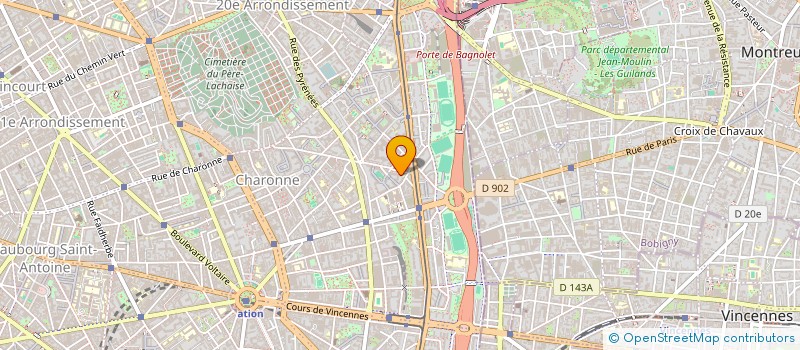 localisation de l'entreprise MONSIEUR MOUSSA CAMARA  PARIS