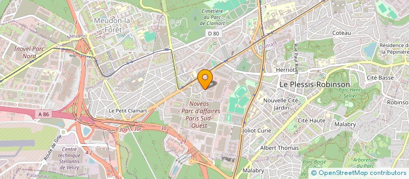 localisation de l'entreprise MONSIEUR MOUSSA CAMARA à CLAMART