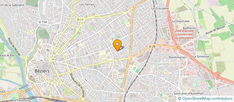 localisation de l'entreprise MONSIEUR MOUSSA CHAIB  BEZIERS