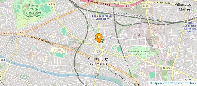 localisation de l'entreprise MONSIEUR MOUSSA CISSE  CHAMPIGNY-SUR-MARNE