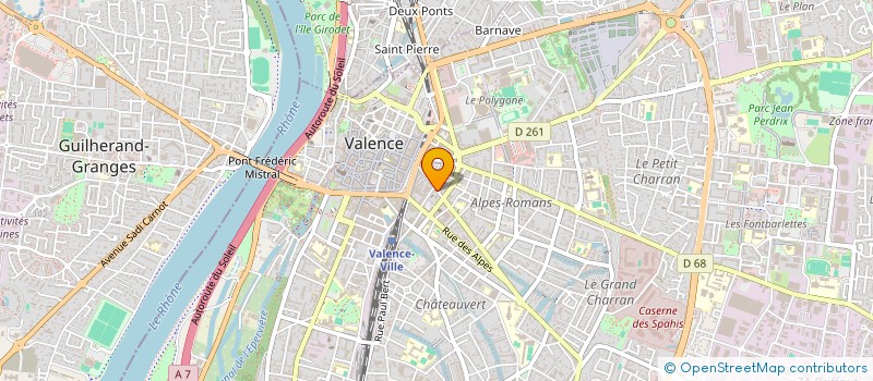 localisation de l'entreprise MONSIEUR MOUSSA CISSE  VALENCE