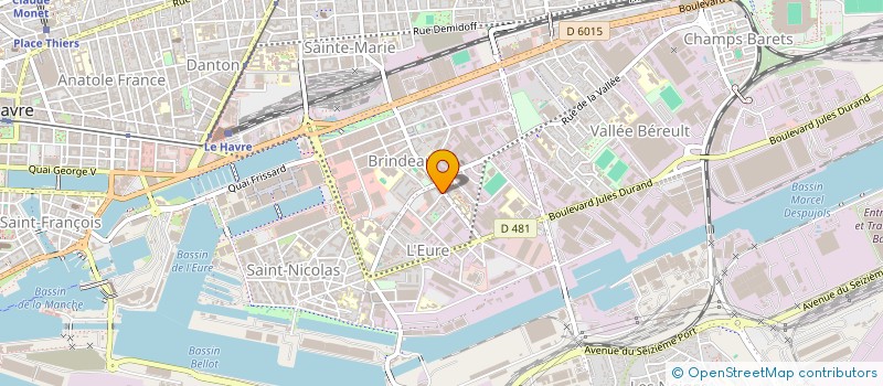 localisation de l'entreprise MONSIEUR MOUSSA CISSE  LE HAVRE